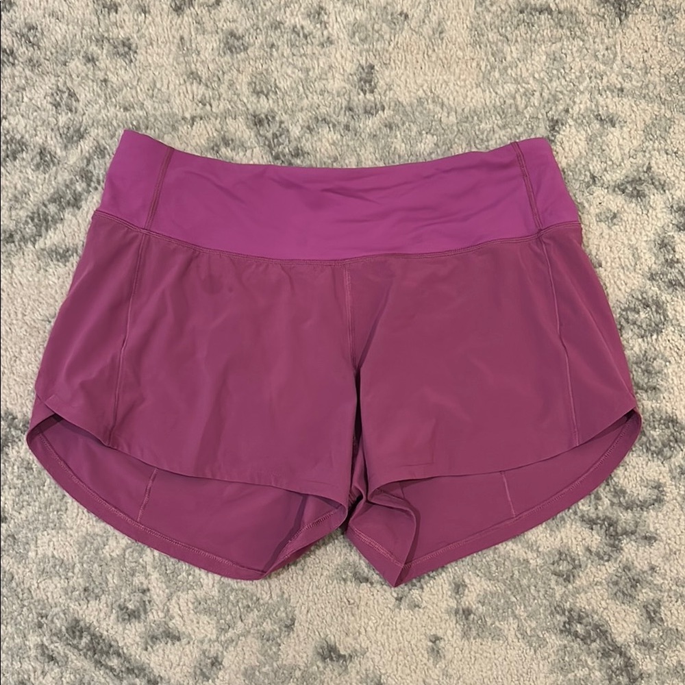 Lululemon Mid-Rise Speed Up Short 4 In